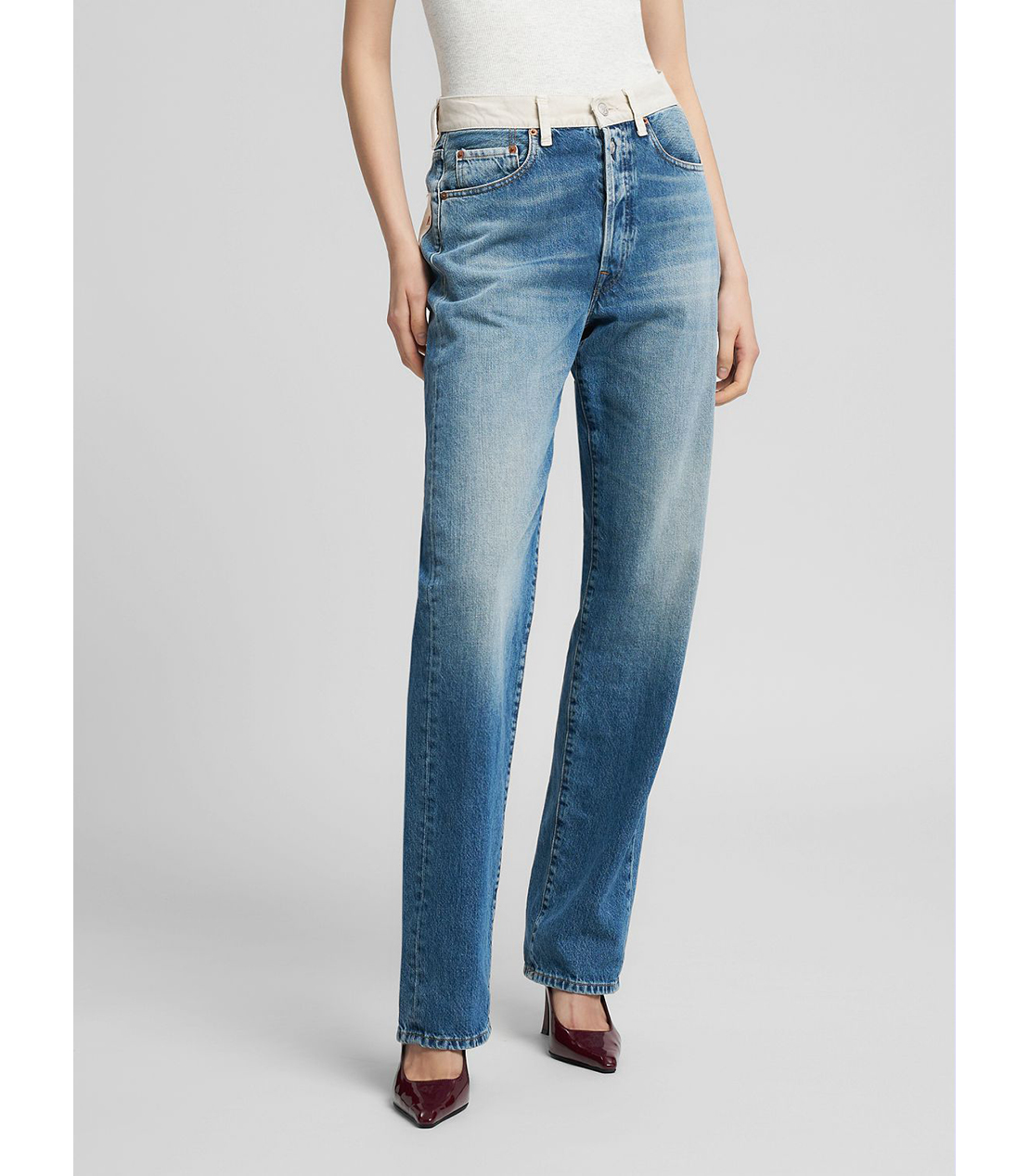 ９ZERO1リサイクルコットンデニム 詳細画像 ブルー 2